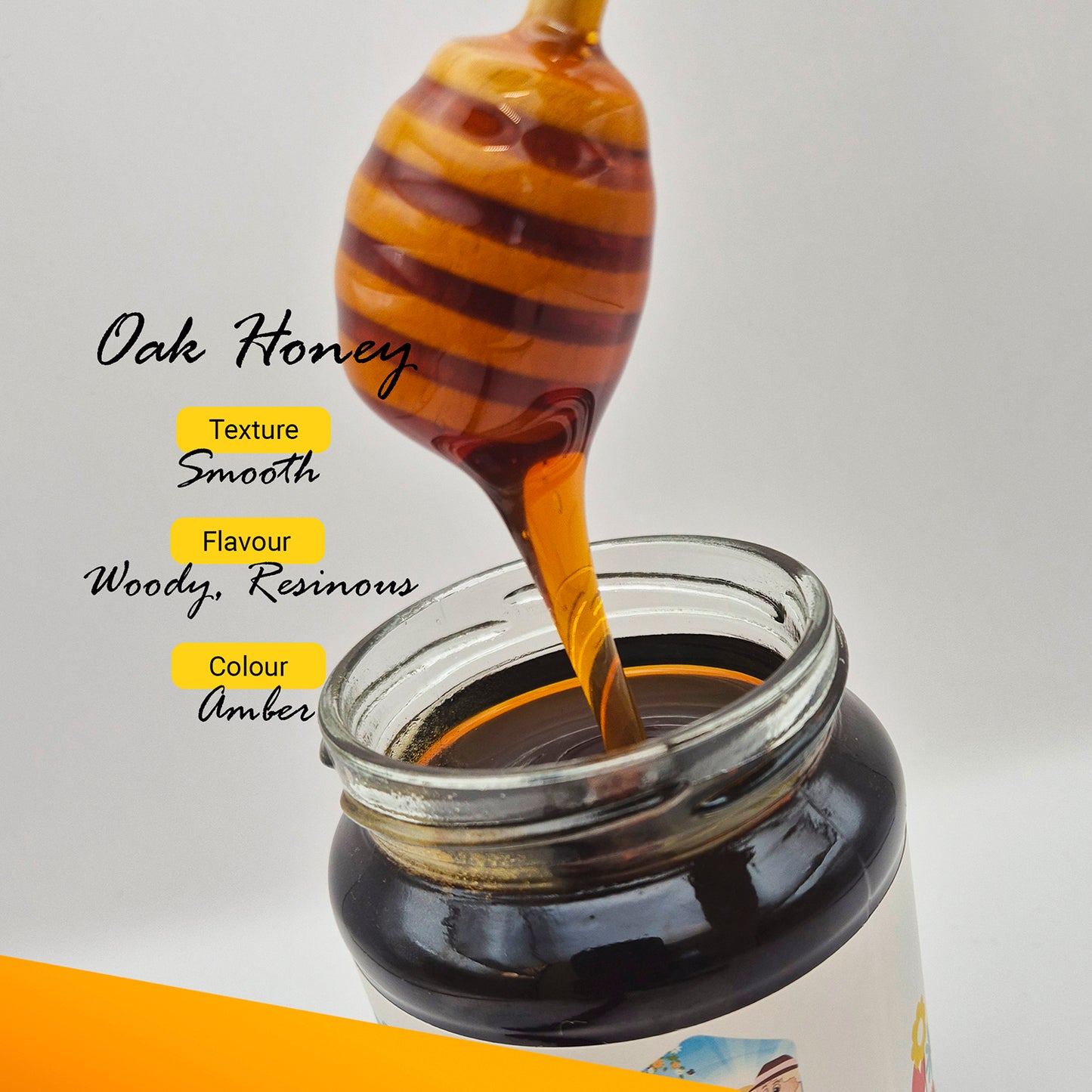 Oak Honey - Raw, Natural